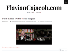 Tablet Screenshot of flaviancajacob.com